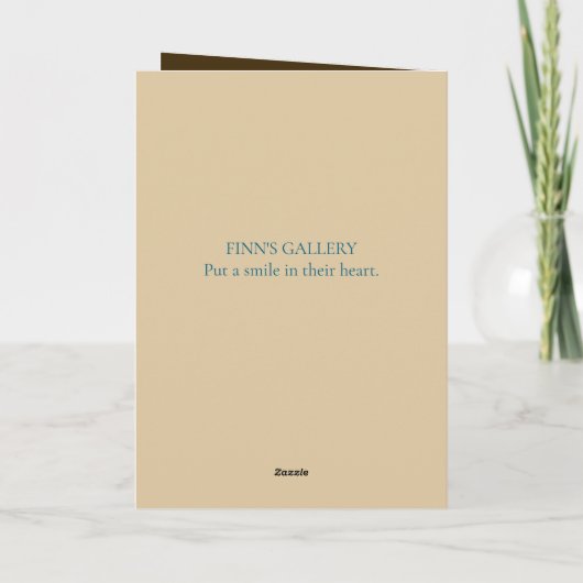 Hallo A. DENKEN AAN JOU KAART (Achterkant)