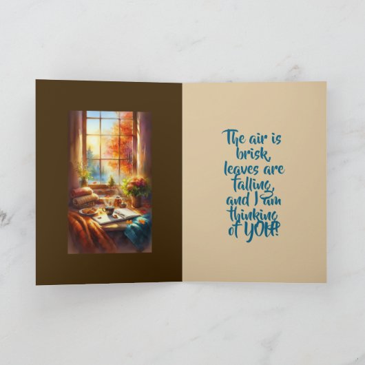 Hallo A. DENKEN AAN JOU KAART (Binnen)