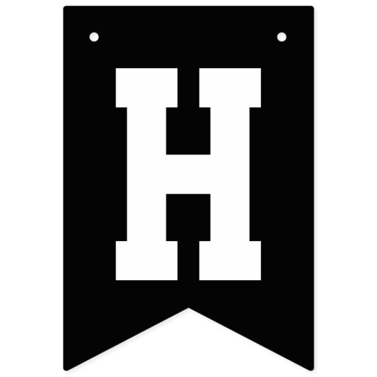 Hallo Aangepast Modern Afstuderen Photo Afstuderen Vlaggetjes (Tweede vlag)