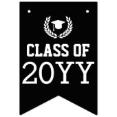 Hallo Aangepast Modern Afstuderen Photo Afstuderen Vlaggetjes (Eerste vlag)