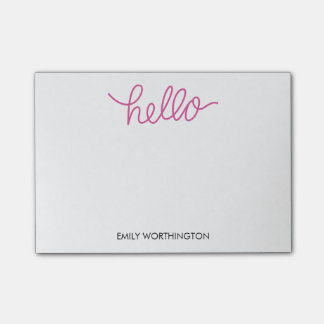 Hallo Aangepaste Post-it® notes belettering (Fuchs