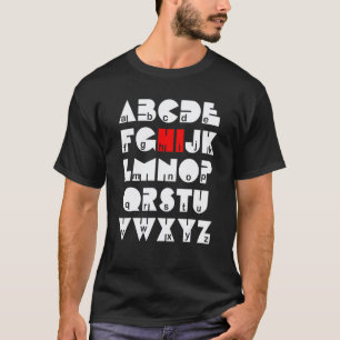 Hallo Abc Alfabet Kleuterschool Leraar Student Ter T-shirt
