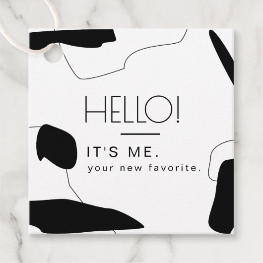 hallo Abstract Label Bedrijfs van de Verpakking (Voorkant)