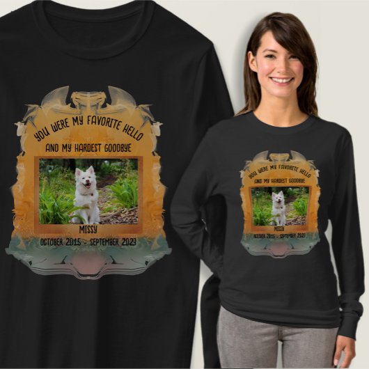 Hallo Abstractste Memorial Mijn Favoriet T-shirt