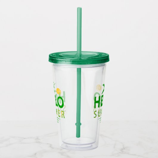 hallo acryl drinkbeker (Rechts)