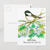 Hallo Activiteiten in de omgeving van Massachusett Briefkaart (Voorkant / Achterkant)