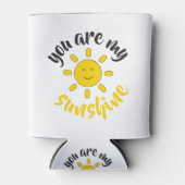 Hallo Afbeelding Geel Hand getrokken Sun Blikjeskoeler (Voorkant)