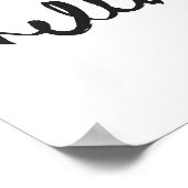 hallo afdrukken poster (Hoek)