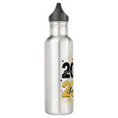 Hallo Afscheid 2024 2025 Vuurwerk Gelukkig Nieuwja Waterfles (Links)