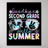 Hallo Afscheid 2e klas Poster (Voorkant)