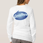 hallo/afscheid t-shirt (Achterkant)