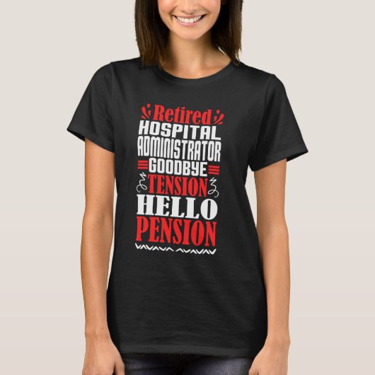 Hallo Afscheid Tension T-shirt (Voorkant)
