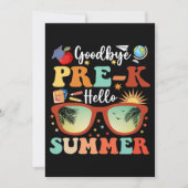 Hallo Afstuderen Funny Goodbye Pre-k Aankondiging (Voorkant)