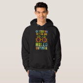 Hallo Afstuderen Kind Vaarwel 1e klas Hoodie (Voorkant volledig)