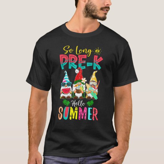 Hallo Afstuderen Tot ziens Pre-K T-shirt (Voorkant)