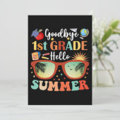 Hallo Afstuderen Vaarwel 1e klas Aankondiging (Staand voorkant)