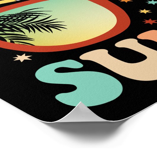 Hallo Afstuderen Vaarwel 8e klas Poster (Hoek)