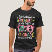 Hallo Afstuderen Vaarwel kleuterschool T-shirt (Voorkant)