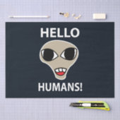 Hallo Alien Tissuepapier (Craft)