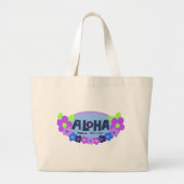 Hallo Aloha Means Grote Tote Bag (Voorkant)