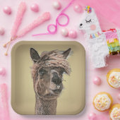 Hallo Alpaca? - Papieren Bord (Feest)