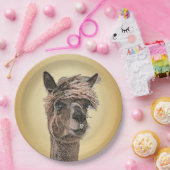 Hallo Alpaca? - Papieren Bord (Feest)