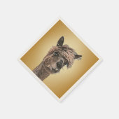 Hallo Alpaca's Servet (Hoek)