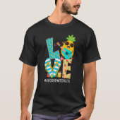 Hallo Ananas Liefde Coördinator Life T-shirt (Voorkant)