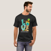 Hallo Ananas Liefde Coördinator Life T-shirt (Voorkant volledig)