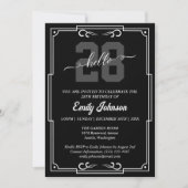 Hallo Any Age Zwart en Wit Kaart (Voorkant)