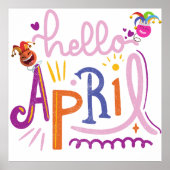 hallo april poster (Voorkant)