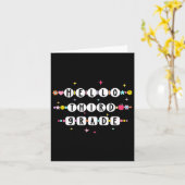 Hallo Armbandjes voor Derde Leerjaar Vriendschap T Kaart (Gele Bloem)