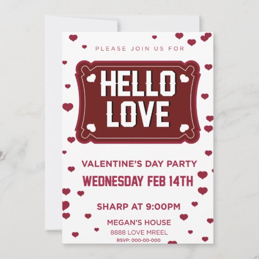 Hallo Aroma van Liefde Koffie Bubbels Kaart (Voorkant)