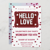 Hallo Aroma van Liefde Koffie Bubbels Kaart (Voorkant / Achterkant)