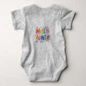 Hallo Auntie baby kostuum Romper (Achterkant)