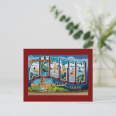 Hallo Austin, Texas Briefkaart (Staand voorkant)