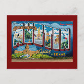 Hallo Austin, Texas Briefkaart (Voorkant)