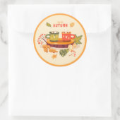 hallo Autumn Classic Round Sticker (Tas)