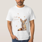 Hallo Autumn Fennec Fox T-shirt (Voorkant)