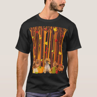 hallo Autumn Pommeren Maple Leaf Herfst Pumpkin me T-shirt
