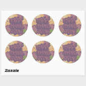 hallo AUTUMN Ronde Sticker (Vel)