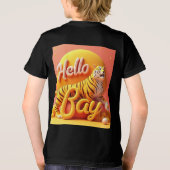 hallo "Baai - trendy Kinder T-shirt design" (Achterkant)
