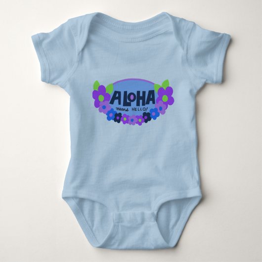 Hallo Baby Aloha Means Romper (Voorkant)
