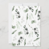 Hallo Baby Baby shower Groen Kaart (Achterkant)