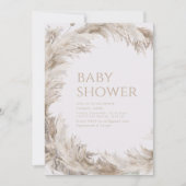 Hallo Baby Baby shower Party Uitnodiging Sjabloon (Voorkant)