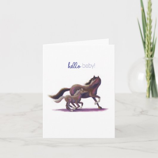 hallo Baby Bedankkaart (Voorkant)