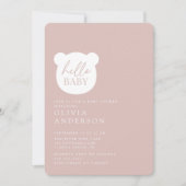 Hallo Baby Beer Baby shower Kaart (Voorkant)