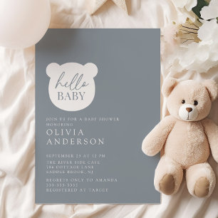 Hallo Baby Beer Baby shower Kaart