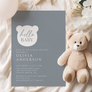 Hallo Baby Beer Baby shower Kaart