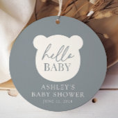 Hallo Baby Beer Boy Bedankjes Labels